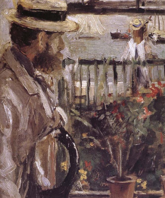 Berthe Morisot Detail of  The man at the Huaiter Island oil painting picture